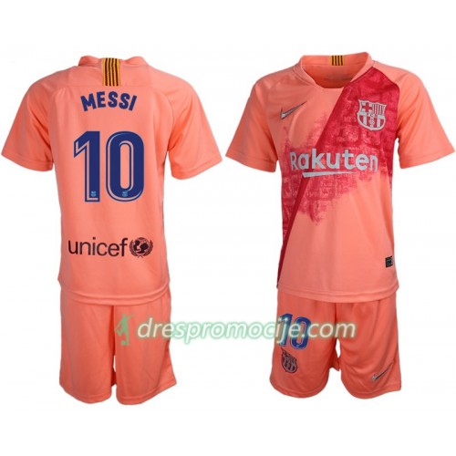 FC Barcelona Dres Messi 10 Dječji Treći 2018/19 Kratkih Rukava FC Barcelona Dres Messi 10 Dječji Treći 2018/19 Kratkih Rukava